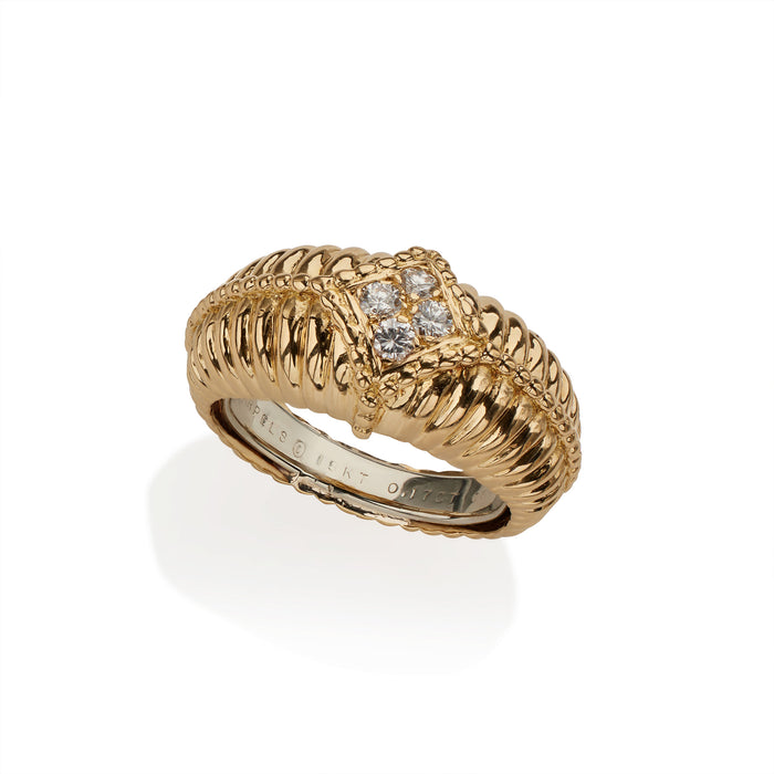 Macklowe Gallery Van Cleef & Arpels 18K Gold and Diamond Ring