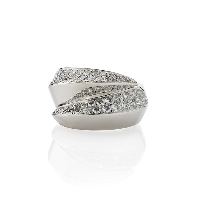 Macklowe Gallery Cartier Paris Diamond "Panthère Griffe" Ring
