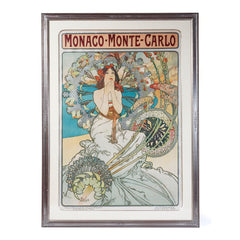 Alphonse Mucha "Monaco-Monte Carlo" Lithograph