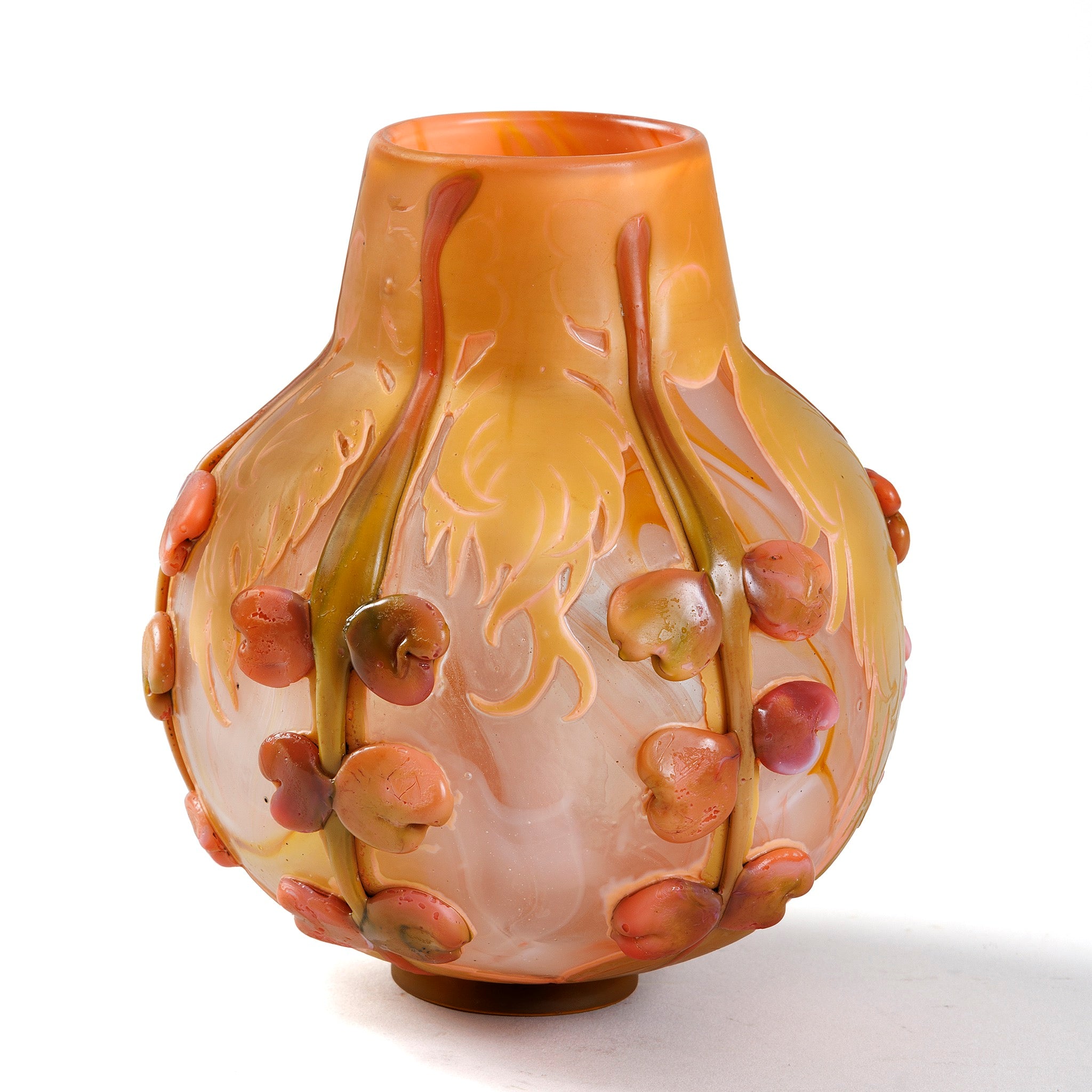 Macklowe Gallery | Émile Gallé “Bleeding Hearts” Vase