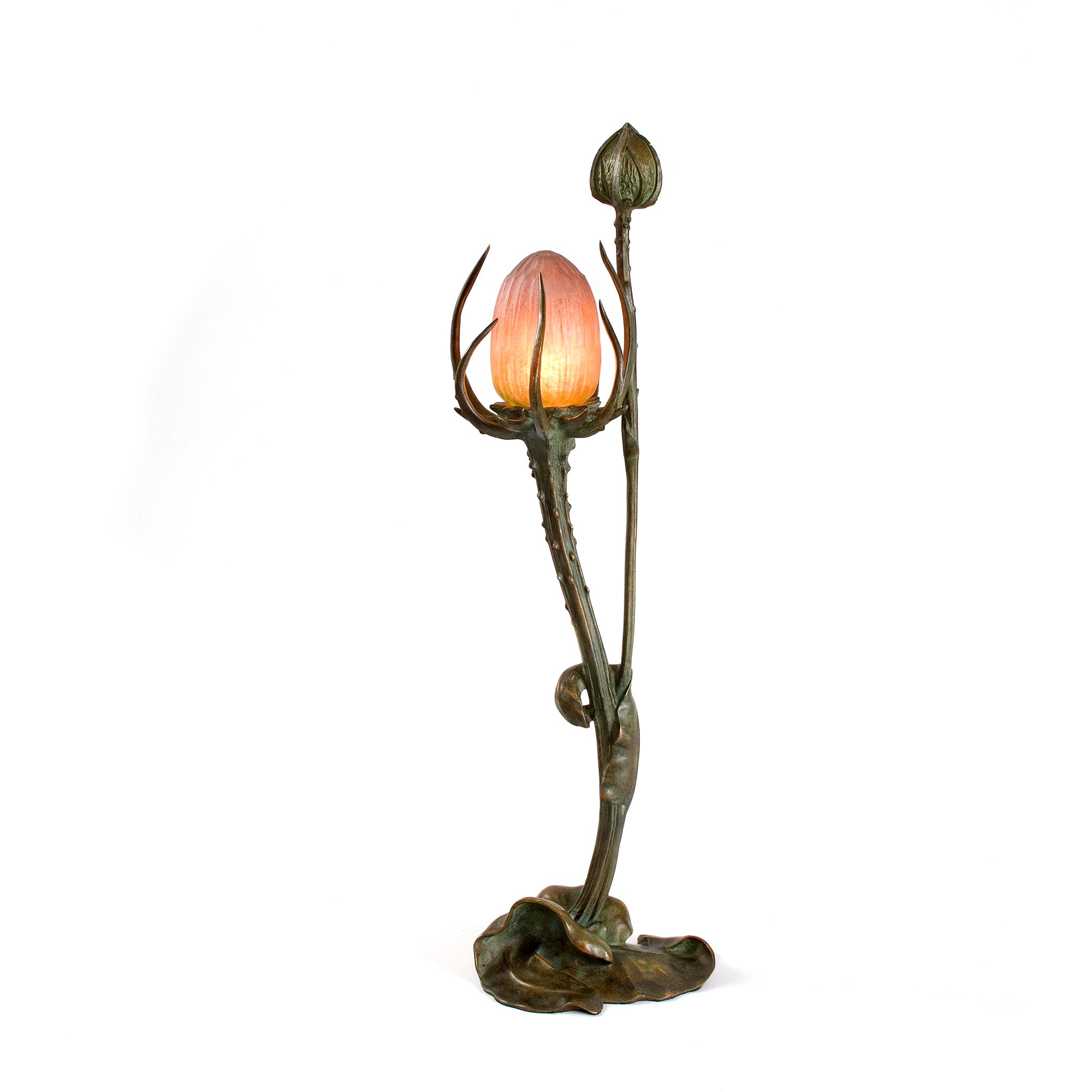 Macklowe Gallery | Maurice Bouval “Le Chardon,” Table Lamp