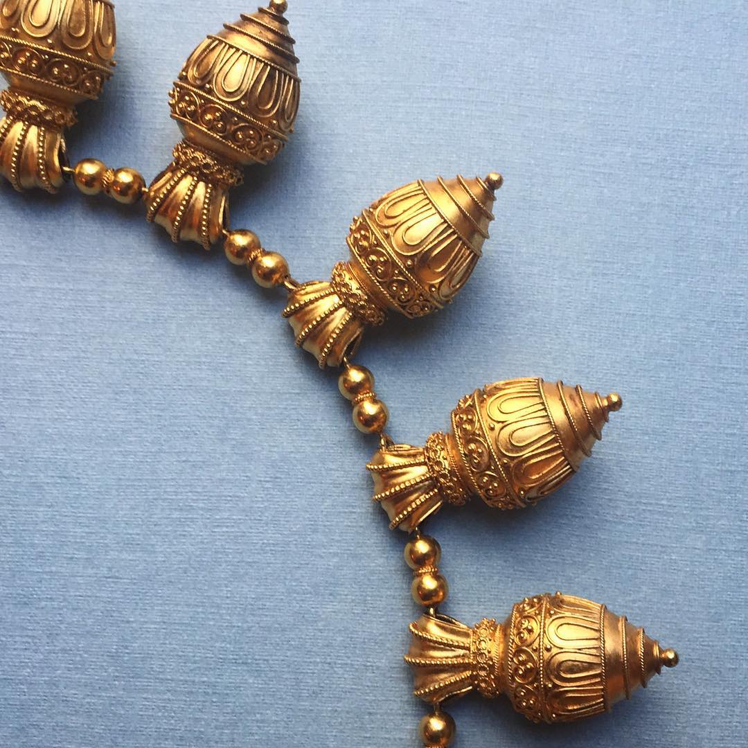 Macklowe Gallery | Archaeological Revival Gold Necklace
