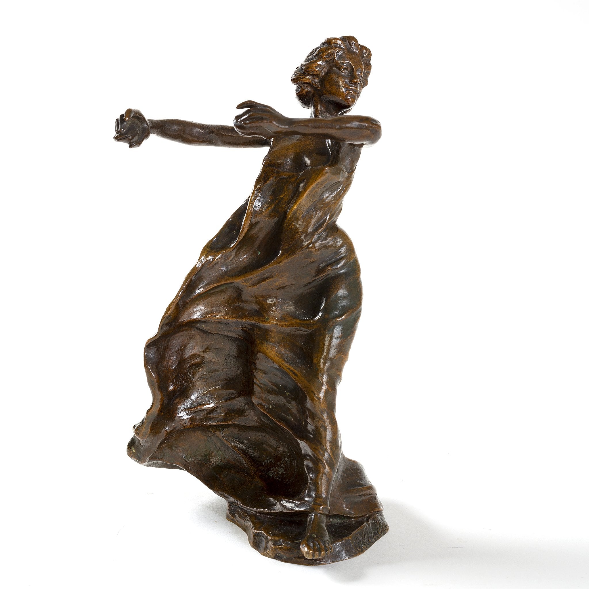 SCULPTURE キャビテーション Macklowe Gallery | François-Rupert Carabin Bronze Castanet Dancer