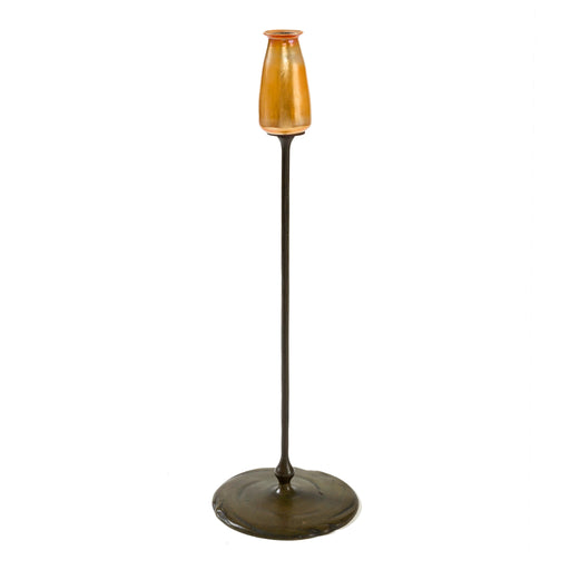 Macklowe Gallery Tiffany Studios New York Single Candle Holder with Blown Glass Top