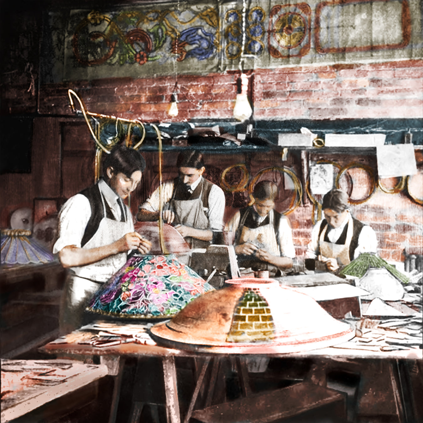 Tiffany lamp on sale set