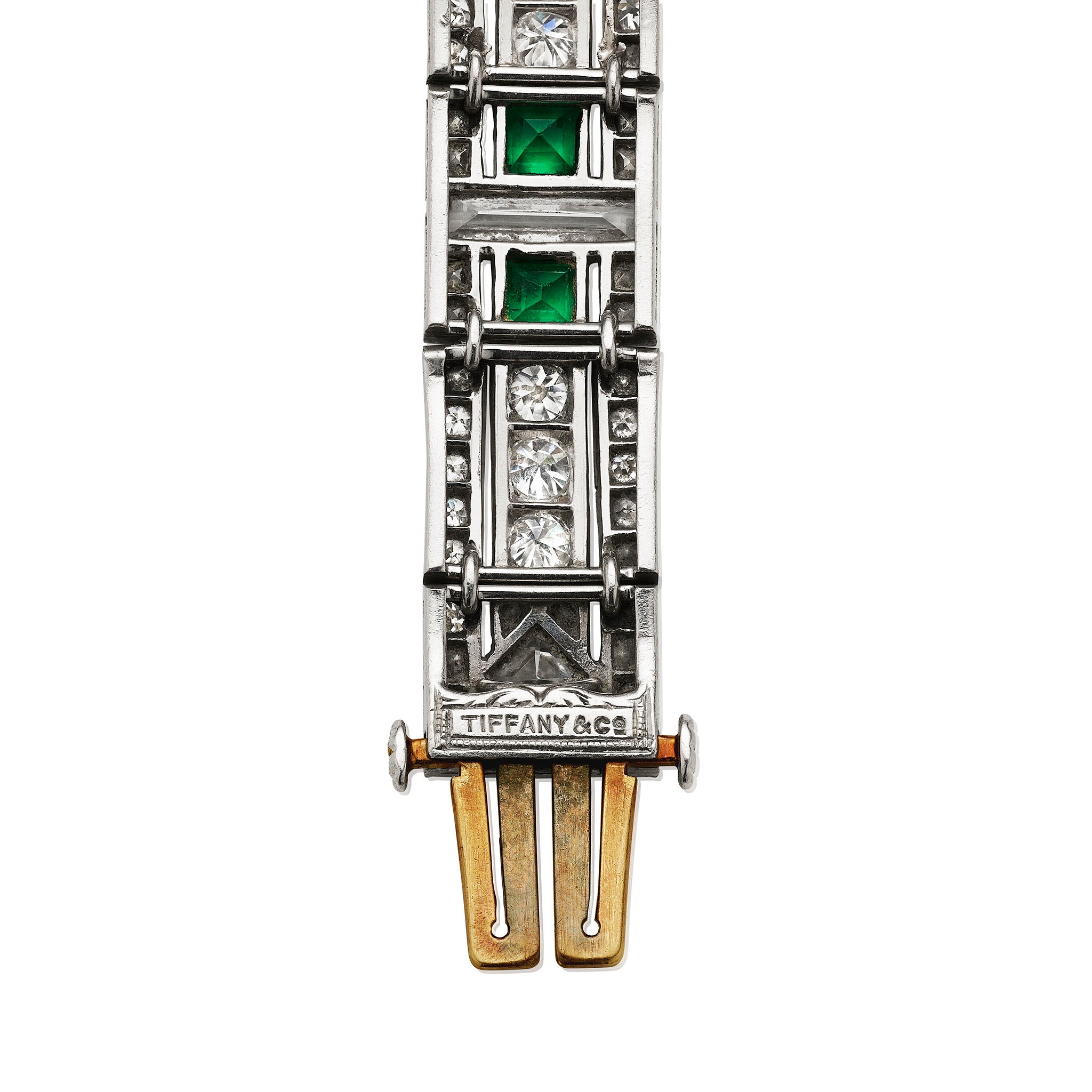 Macklowe Gallery | Tiffany & Co. Art Deco Emerald and Diamond