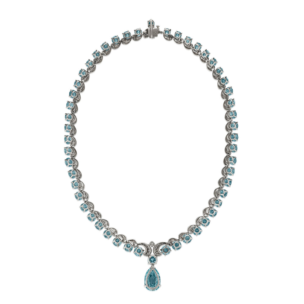 
                      
                        Macklowe Gallery Oscar Heyman Mid-Century Aquamarine Suite
                      
                    