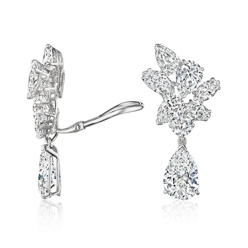 
                      
                        Macklowe Gallery Oscar Heyman Mid-Century Diamond Earrings
                      
                    