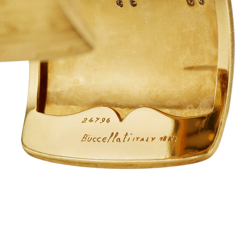 
                      
                        Macklowe Gallery Mario Buccellati Diamond Rigato Bracelet
                      
                    