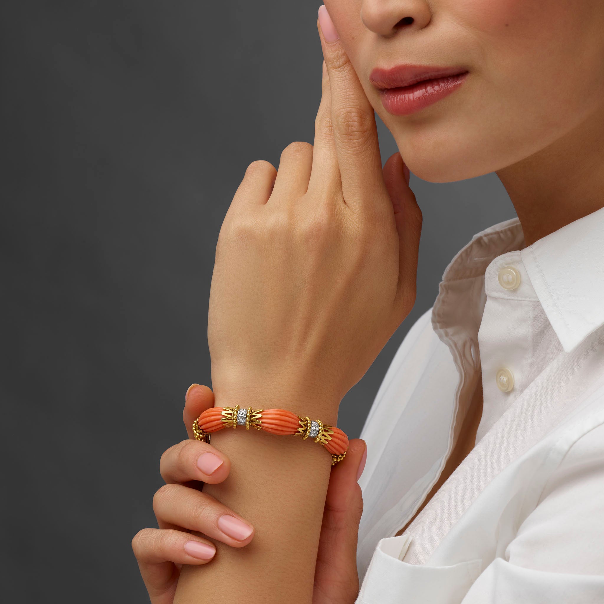 Macklowe Gallery | Van Cleef & Arpels Paris Mid-Century Coral