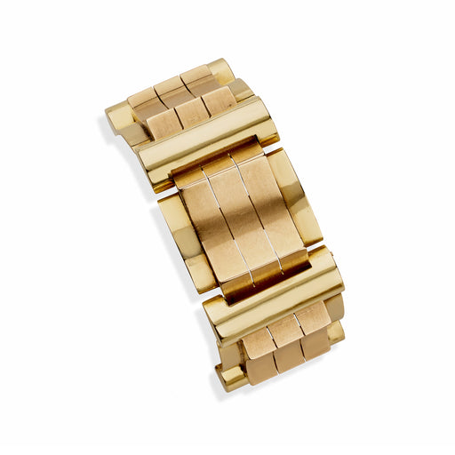 Macklowe Gallery Retro 18K Rose and Yellow Gold Bracelet