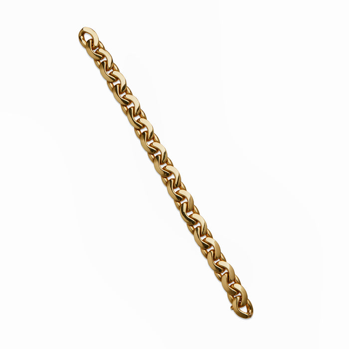 Macklowe Gallery Tiffany & Co. 18K Gold Curb Link Bracelet