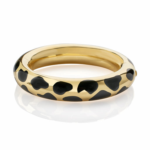 Macklowe Gallery Tiffany & Co. Black Jade "Sea Shell" Bangle Bracelet by Angela Cummings