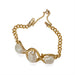 Macklowe Gallery Hardy & Hayes Antique Baroque Pearl and Diamond Snake Bracelet
