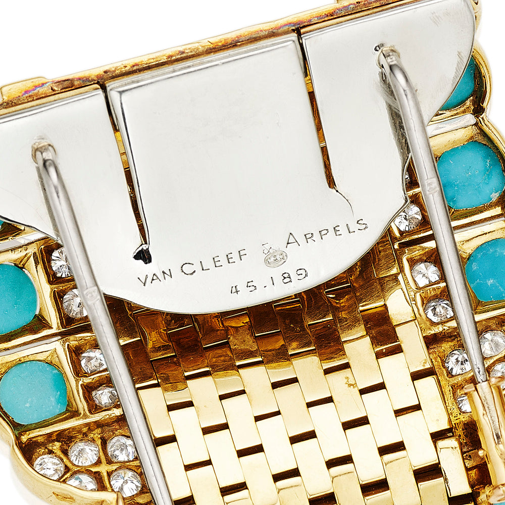 
                      
                        Macklowe Gallery Pair of Van Cleef & Arpels "Ludo Briquette" Clip Brooches
                      
                    