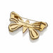 Macklowe Gallery Trianon Coral and Carved Shell Butterfly Clip Brooch