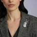 Macklowe Gallery Boucheron Paris Diamond Cello Brooch