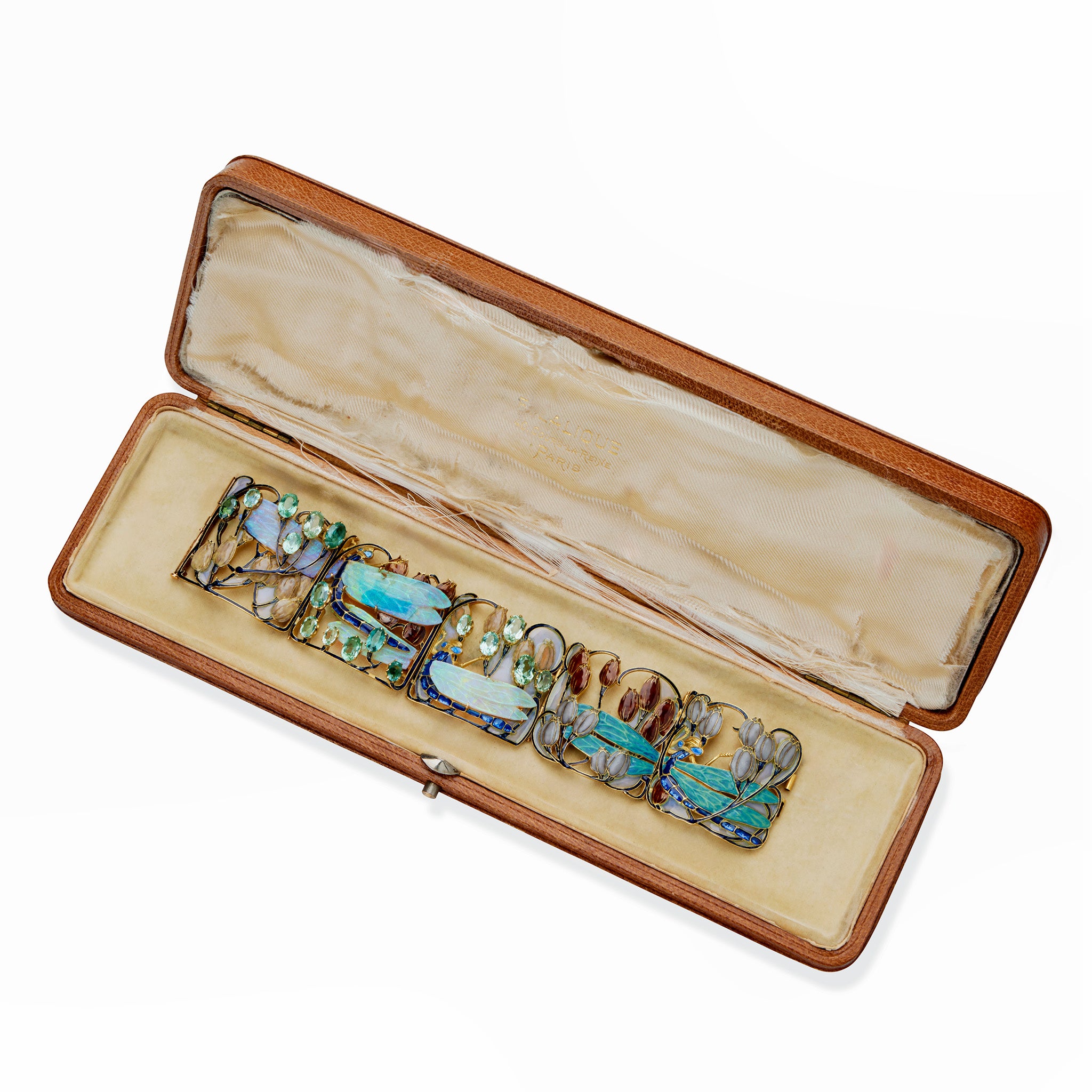 Macklowe Gallery | René Lalique Dragonfly Bracelet – MackloweGallery