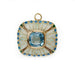 Macklowe Gallery Tiffany & Co. Aquamarine and Blue Enamel Brooch by Louis Comfort Tiffany 