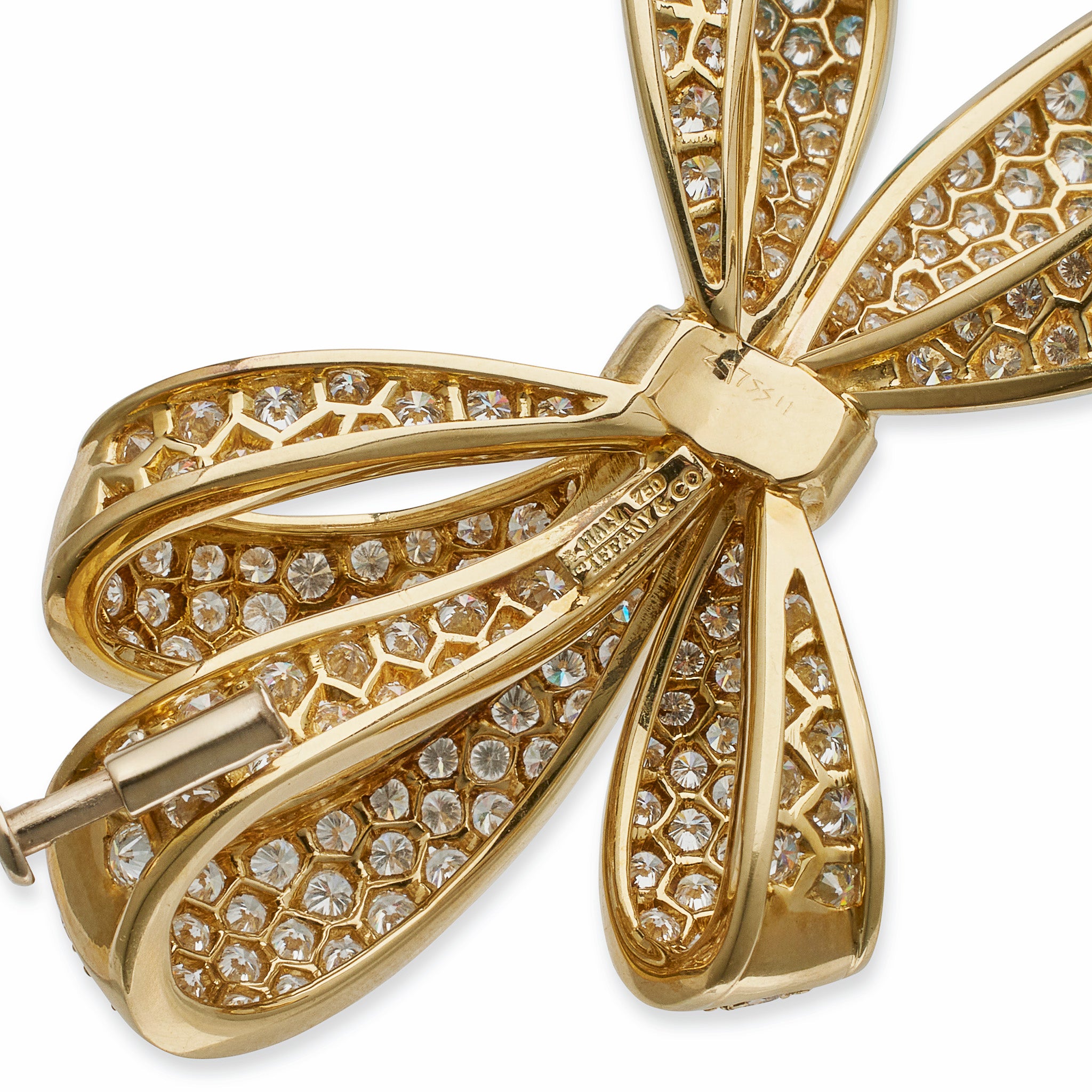 Macklowe Gallery | Tiffany & Co. Diamond Bow Brooch – MackloweGallery