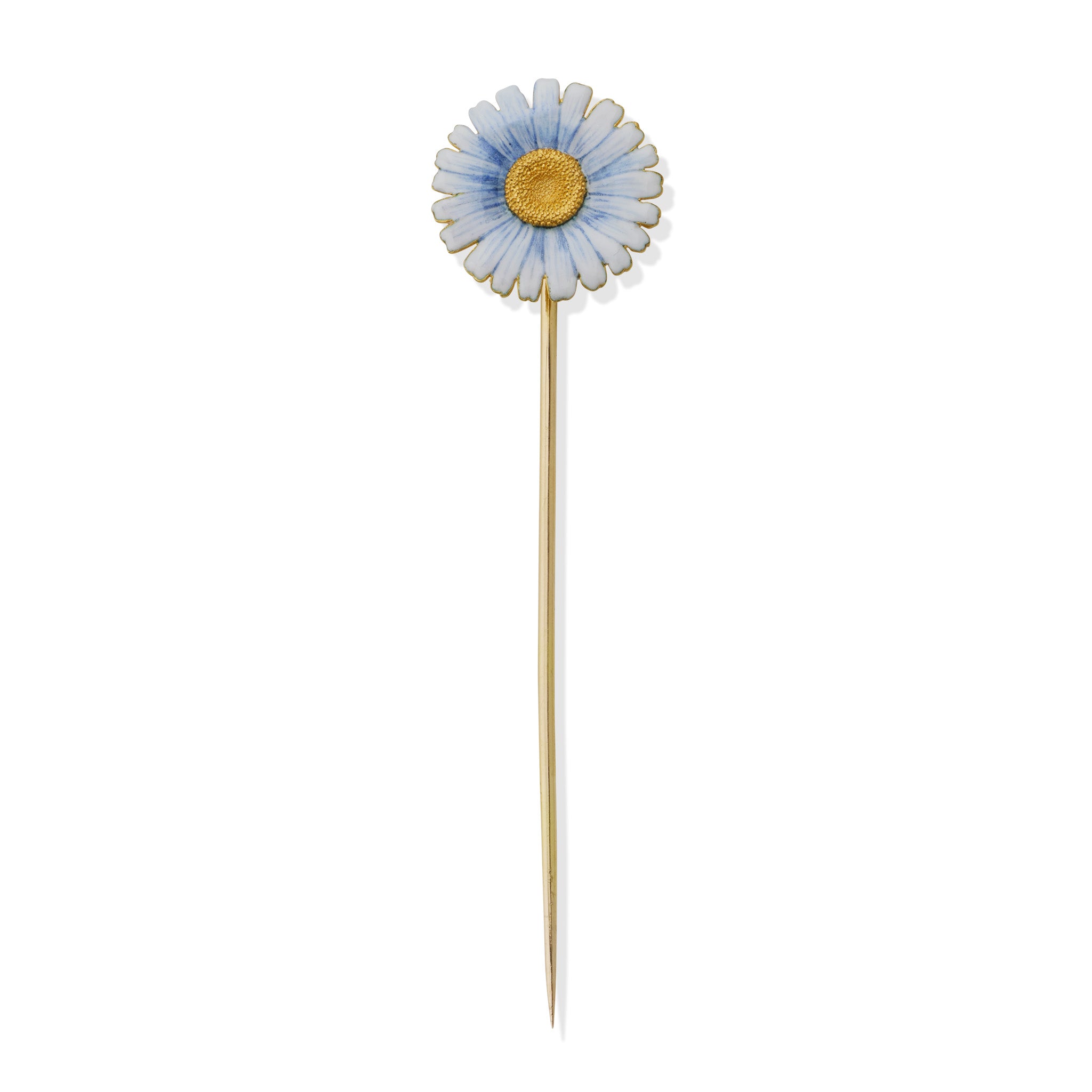 ヤマ　　ティファニー Macklowe Gallery | Tiffany & Co. Antique Enamel Daisy Stick Pin