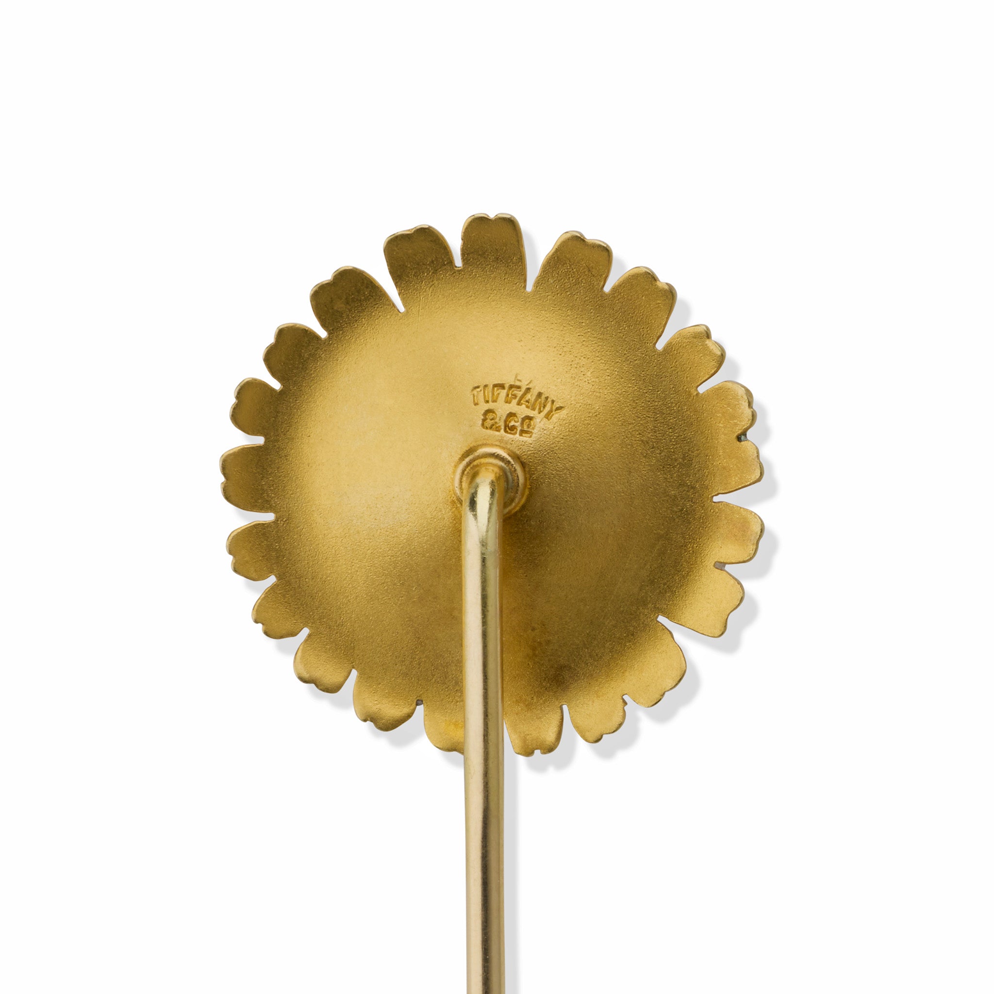 Macklowe Gallery | Tiffany & Co. Antique Enamel Daisy Stick Pin