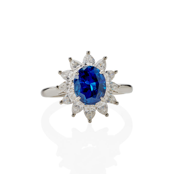 Macklowe Gallery Tiffany & Co. Sapphire and Diamond Ring