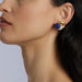 Macklowe Gallery Lapis Lazuli and Diamond Knot Earrings