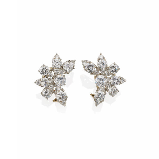 Macklowe Gallery Van Cleef & Arpels 1960s Diamond Ciip Earrings