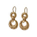 Macklowe Gallery Antique 15K Gold Pendant Earrings