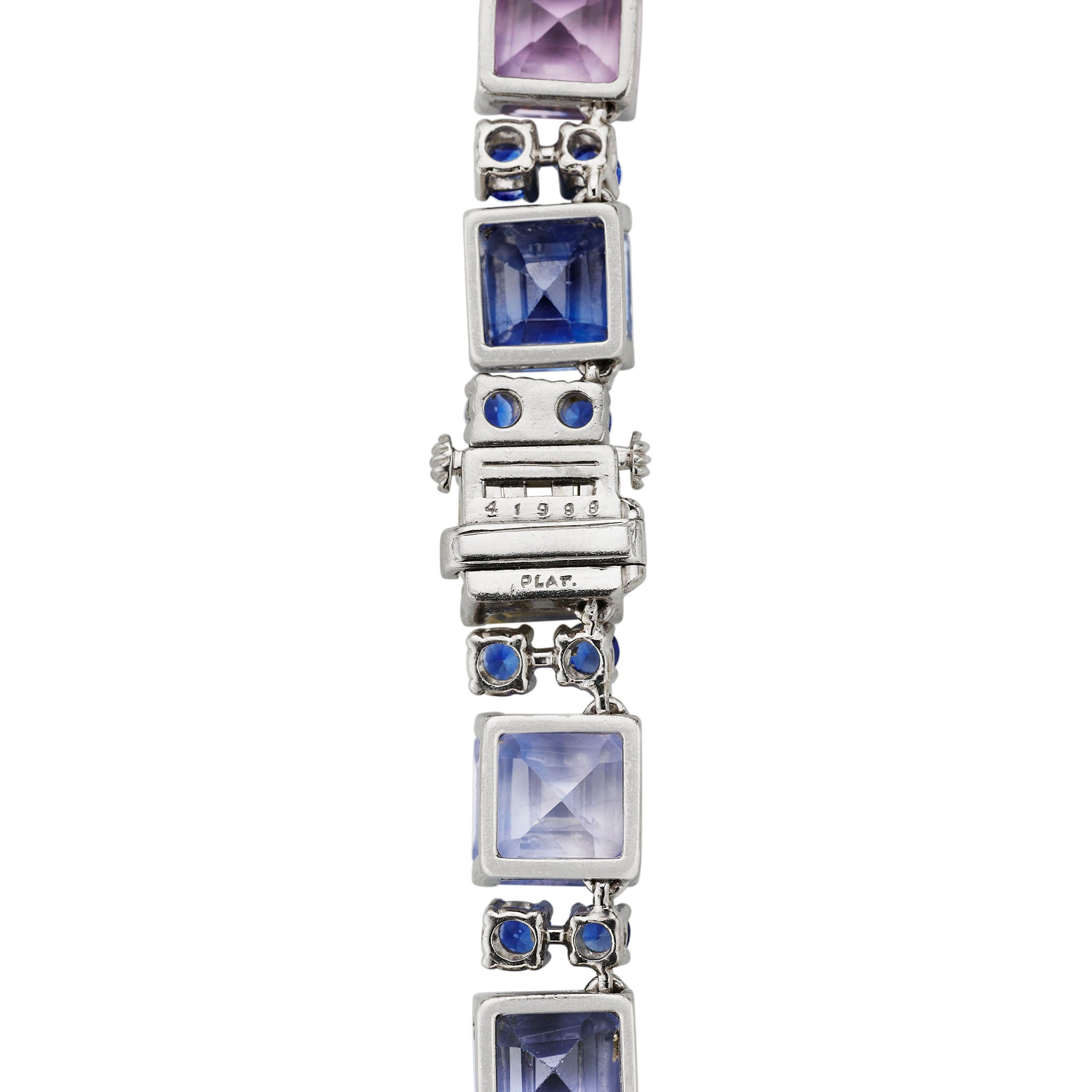 Macklowe Gallery | Oscar Heyman Multi-color Sapphire Necklace