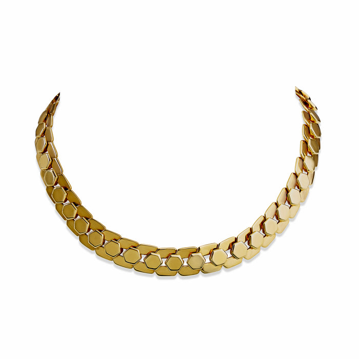 Macklowe Gallery Marina B. 18K Gold "Chexa" Necklace