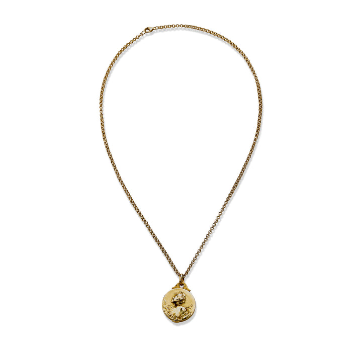 Macklowe Gallery Prosper d'Épinay de Briort Medallion Locket and Chain