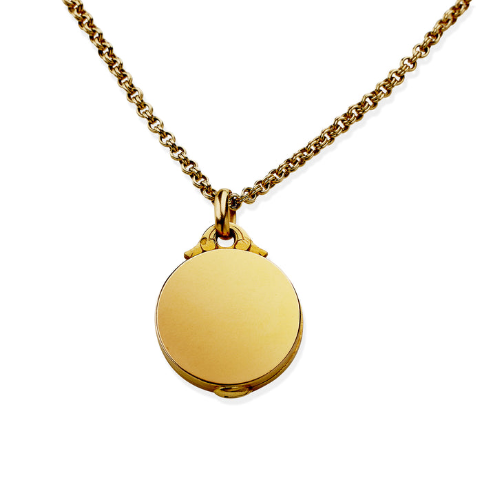 Macklowe Gallery Prosper d'Épinay de Briort Medallion Locket and Chain