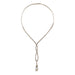 Macklowe Gallery Belle Époque Natural Pearl Drop and Diamond Lavalier Necklace