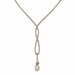 Macklowe Gallery Belle Époque Natural Pearl Drop and Diamond Lavalier Necklace