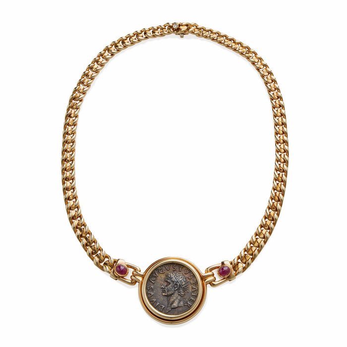 Bulgari Roma Gemme Nummarie Monete Necklace