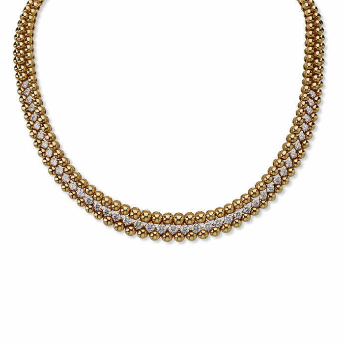 Macklowe Gallery Boucheron Paris 18K Gold and Diamond Necklace