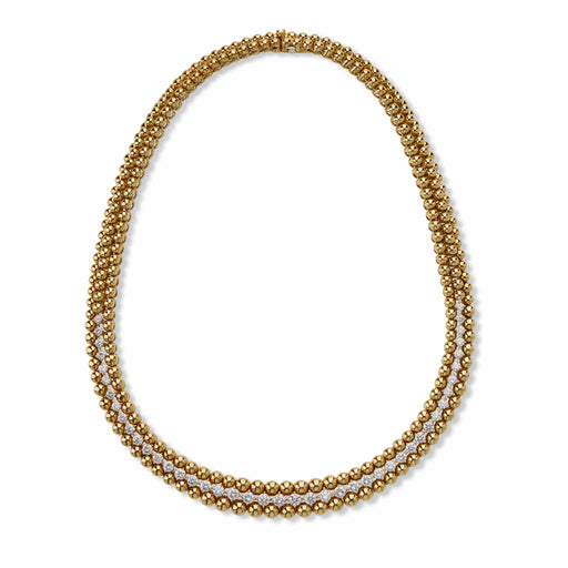 Macklowe Gallery Boucheron Paris 18K Gold and Diamond Necklace