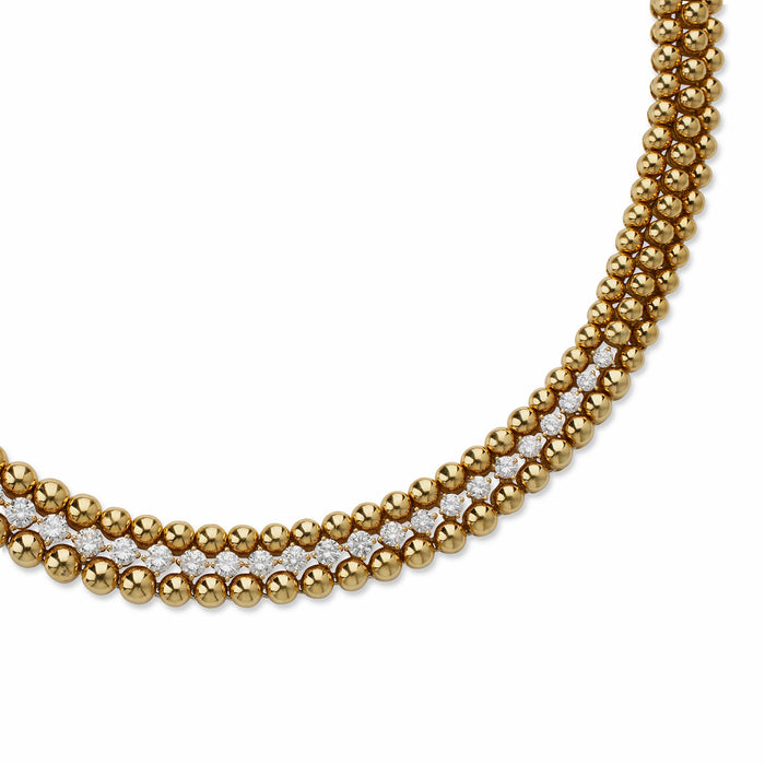 Macklowe Gallery Boucheron Paris 18K Gold and Diamond Necklace