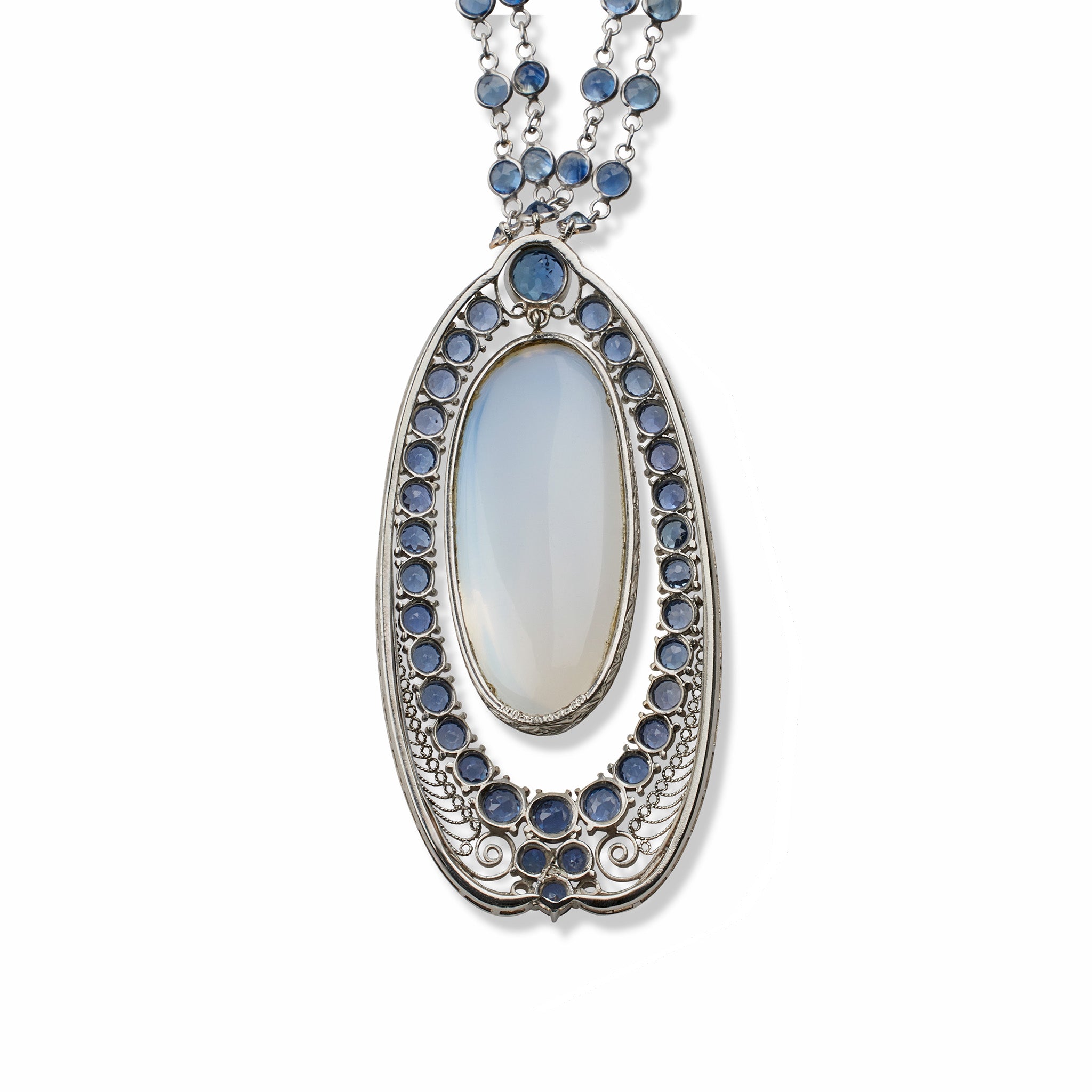 Tiffany moonstone necklace sales