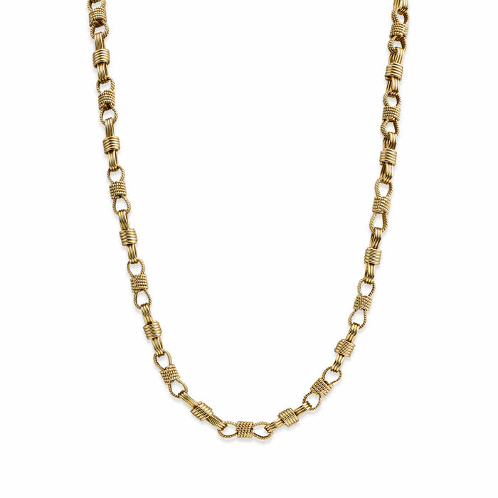 Macklowe Gallery Bulgari Rome 18K Gold Long Chain Necklace