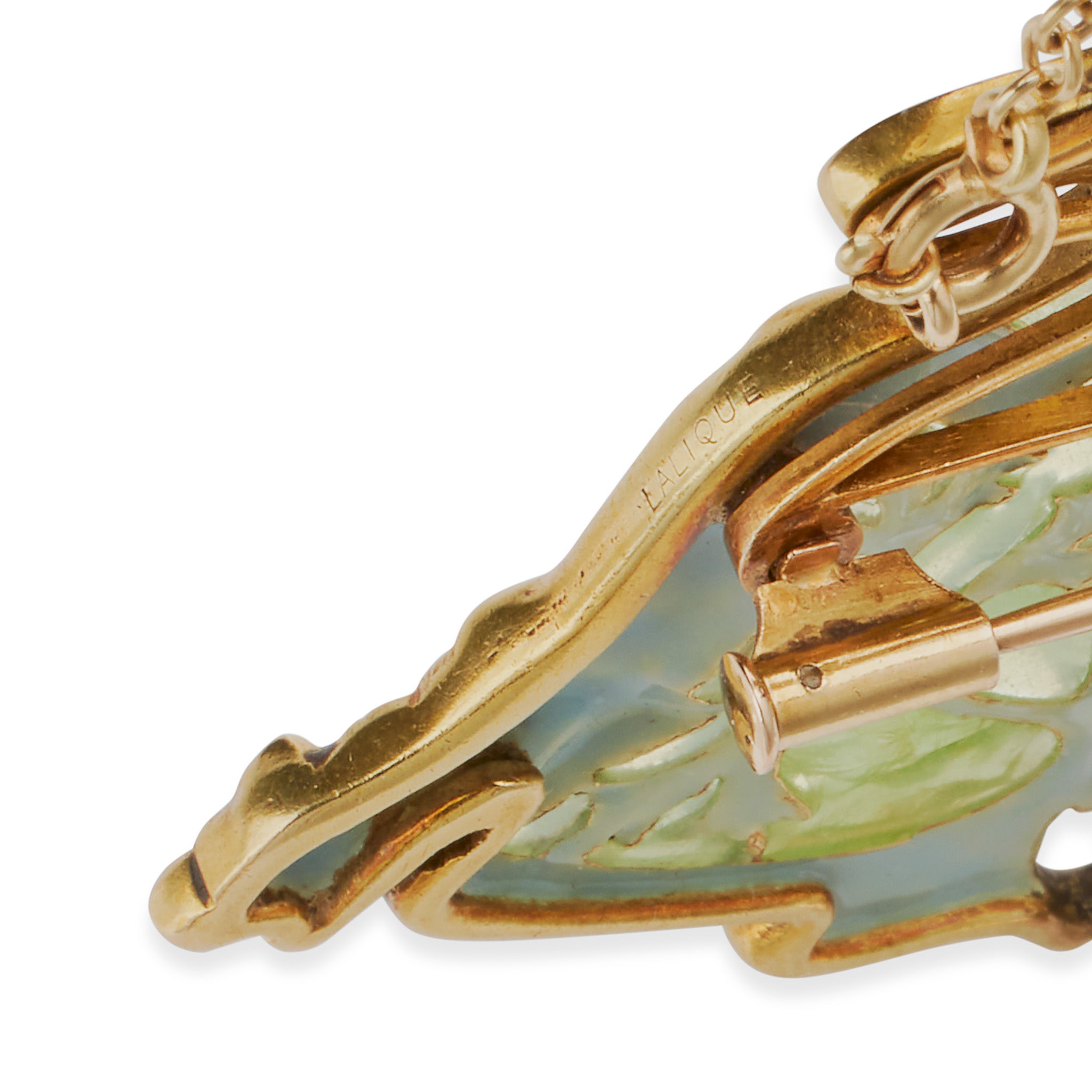 Macklowe Gallery | René Lalique Plique-à-jour Enamel and Natural