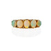 Macklowe Gallery English Antique Opal and Diamond Five Stone Ring