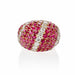 Macklowe Gallery Van Cleef & Arpels Paris Ruby and Diamond Bombé Ring