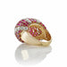 Macklowe Gallery Van Cleef & Arpels Paris Ruby and Diamond Bombé Ring