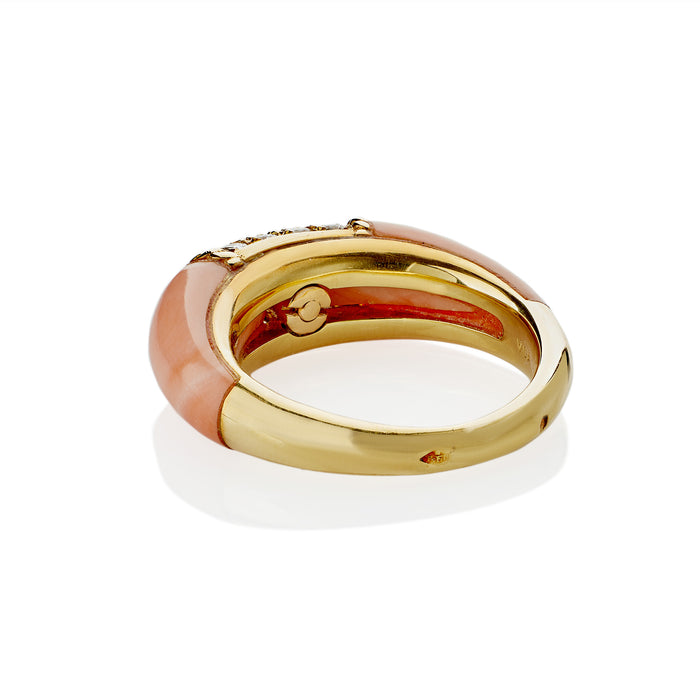 Macklowe Gallery Van Cleef & Arpels Paris Angelskin Coral "Philippine" Ring
