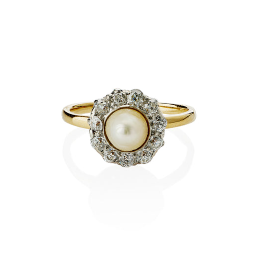 Macklowe Gallery Tiffany & Co. Freshwater Pearl and Diamond Ring