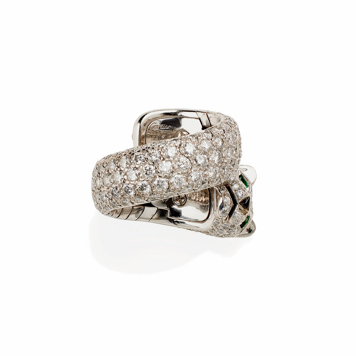 Macklowe Gallery Cartier Paris Diamond Panthère Ring