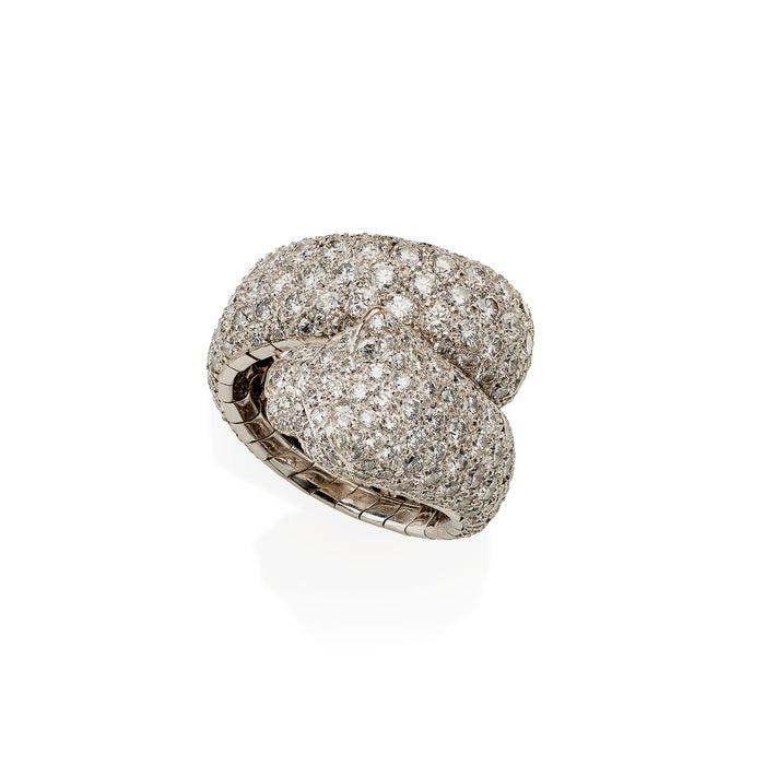 Macklowe Gallery Cartier Paris Diamond "Panthère Lakarda" Ring